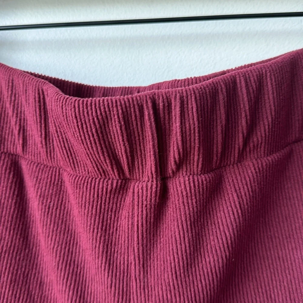 NWT MICHAEL by Michael Kors Cropped Ribbed Lounge Gaucho Pants XL - Picture 7 of 8